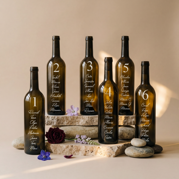 Vinilo para seating plan - Mesas