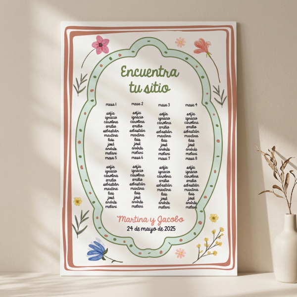 Seating plan - PROVENZA