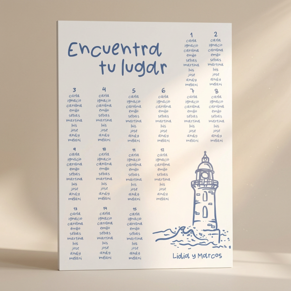 Seating plan - BAIONA