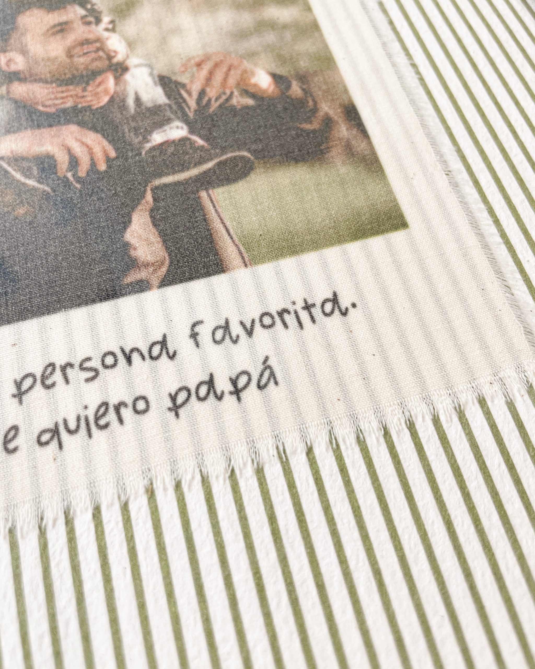 Marco ONDAS con foto en tela - Imagen 7