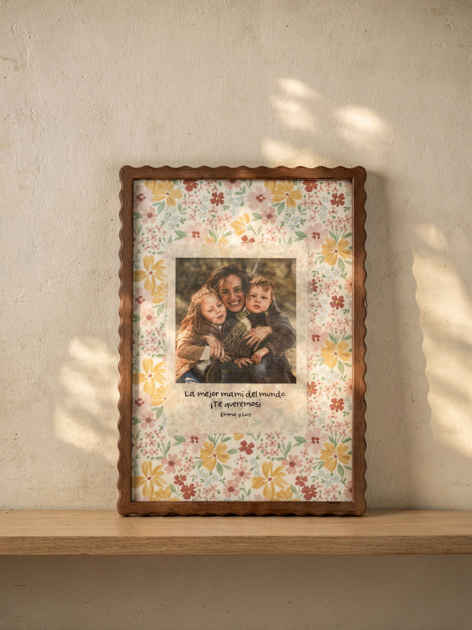 Marco ONDAS con foto en tela - Imagen 2