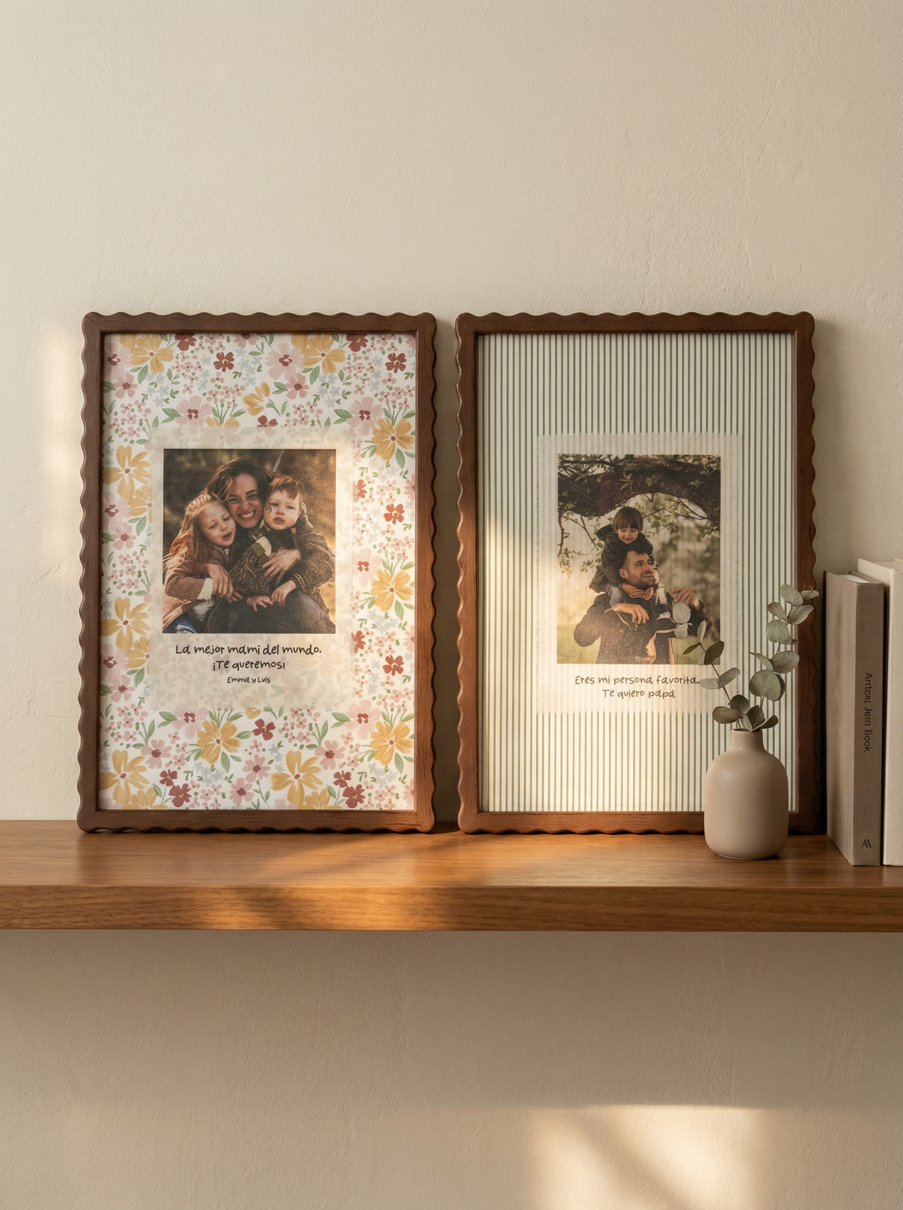 Marco ONDAS con foto en tela - Imagen 4