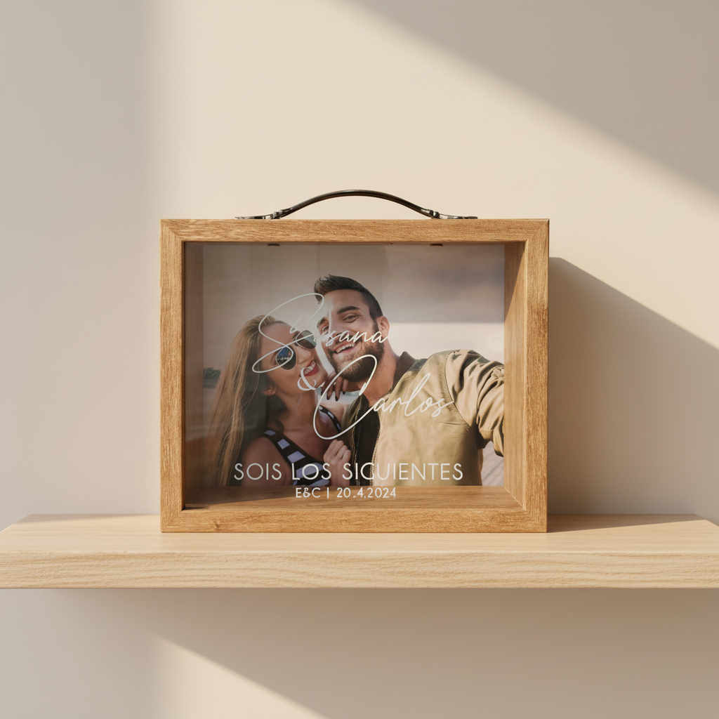 Hucha de madera - Sois los siguientes - Imagen 3