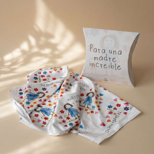 Pañuelo personalizado con dibujos